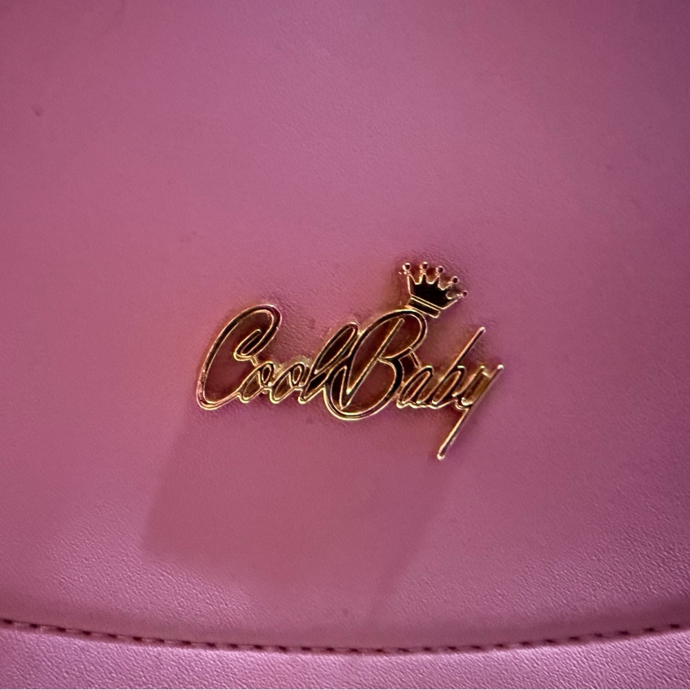 Girls Pink and Gold Backpack (Key chains not included) - Picture 4 of 5